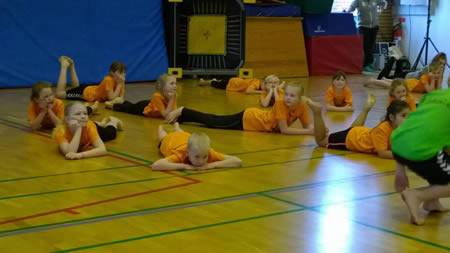 Billeder fra Gymnastikopvisning i Hee 2015