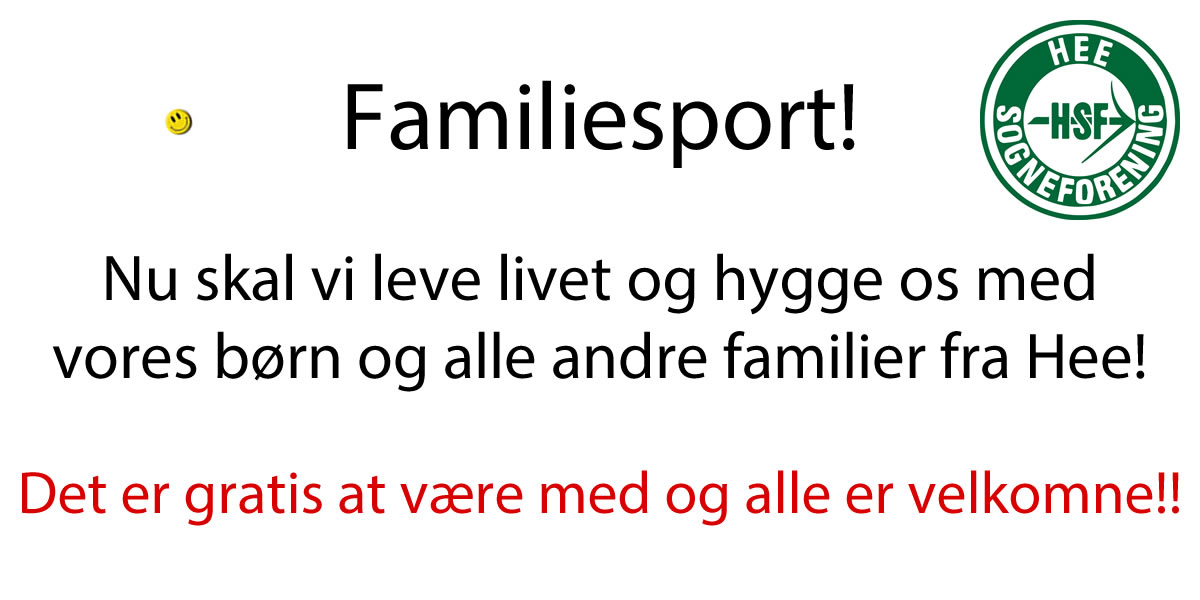 Familiesport i Hee
