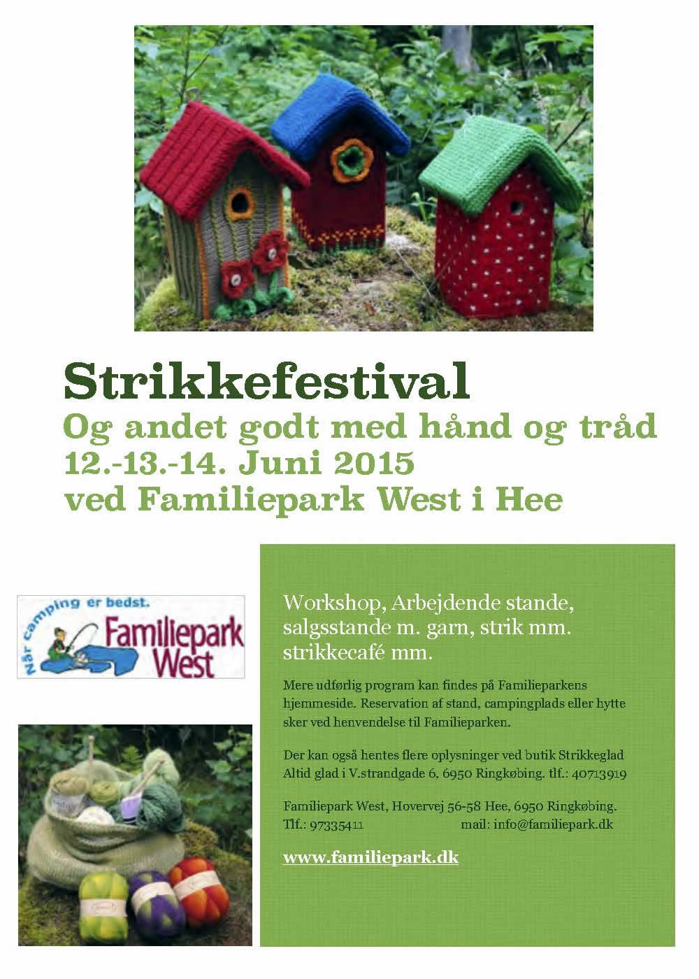 Strikkefestival i Hee 12. - 14. juni